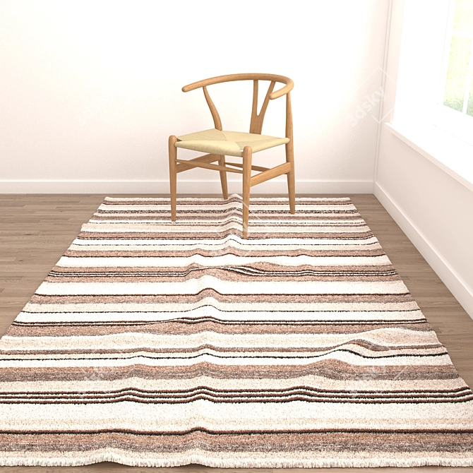 Versatile Rug Set: V-Ray and Corona Compatible 3D model image 2