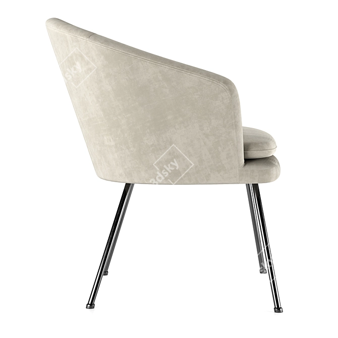 Modern Dexter Armchair 3D model image 2