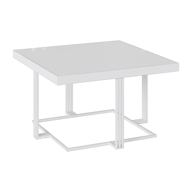 Sleek Modern Coffee Table 3D model image 2