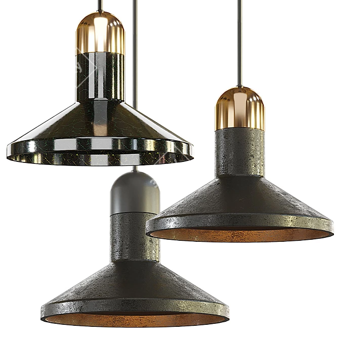 Rarity Pendant Lamp: Luxury Design for Elegant Spaces 3D model image 1