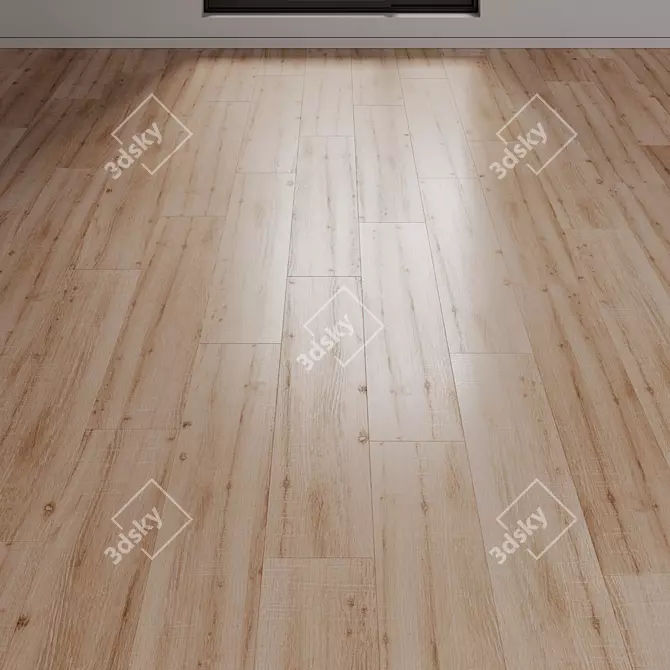 Porcelanosa ASCOT Arce & Teca: Beautiful Parquet Flooring 3D model image 3