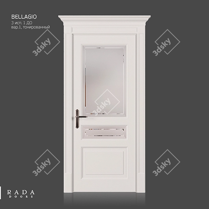 Bellagio Model 3 ISP. 1 DO - Luxurious Classic Style Interior Door 3D model image 2