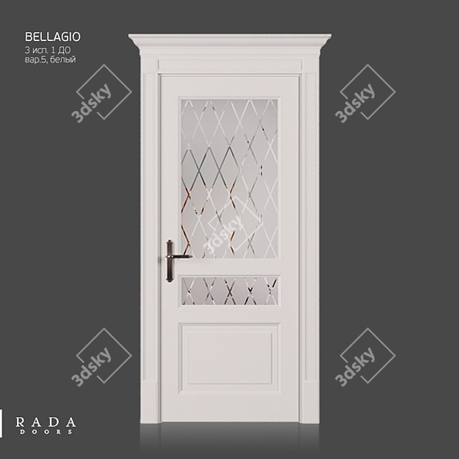 Bellagio Model 3 ISP. 1 DO - Luxurious Classic Style Interior Door 3D model image 4