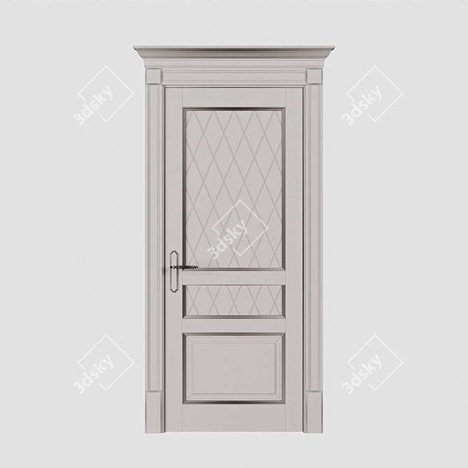 Bellagio Model 3 ISP. 1 DO - Luxurious Classic Style Interior Door 3D model image 5