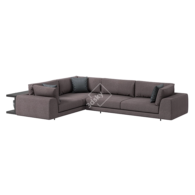 Italian Corner Sofa Argo: Stylish and Functional 3D model image 3