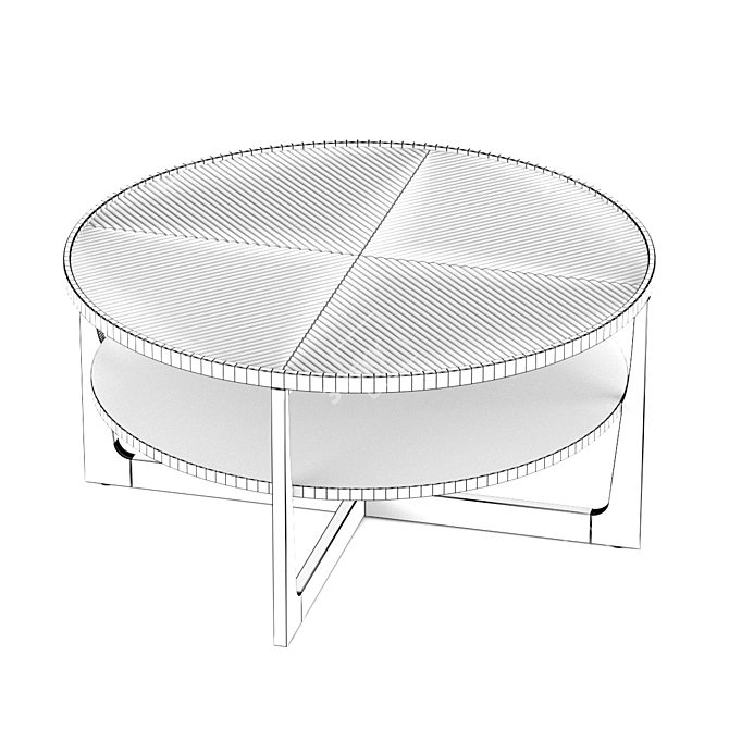 Goran Sandstone Coffee Table 3D model image 3