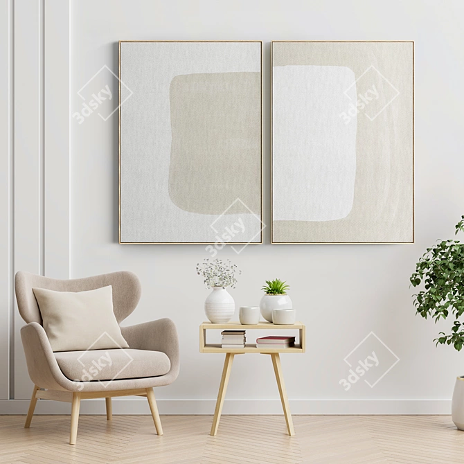 Elegant Frame Collection 3D model image 2