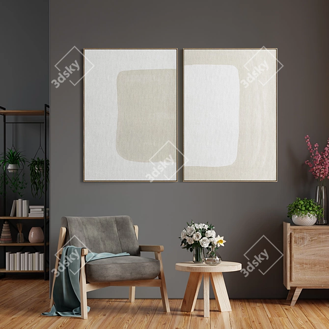 Elegant Frame Collection 3D model image 4