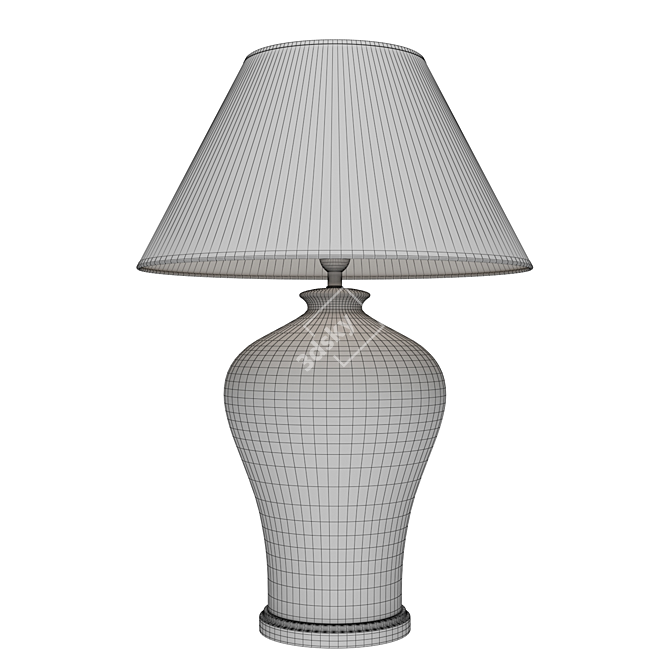 Elegant Hernando Table Lamp 3D model image 2