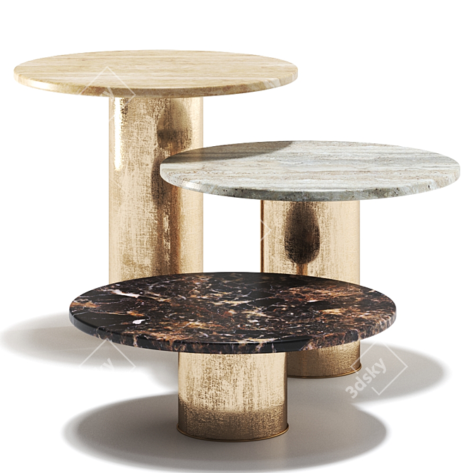 Petra Modern Table by Arketipo: Versatile Design with Multiple Colors 3D model image 4