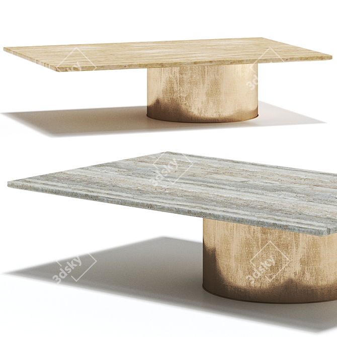Petra Modern Table by Arketipo: Versatile Design with Multiple Colors 3D model image 5