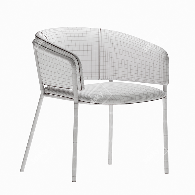 Vilhena II Chair: Stylish, Comfortable, and Chic 3D model image 8