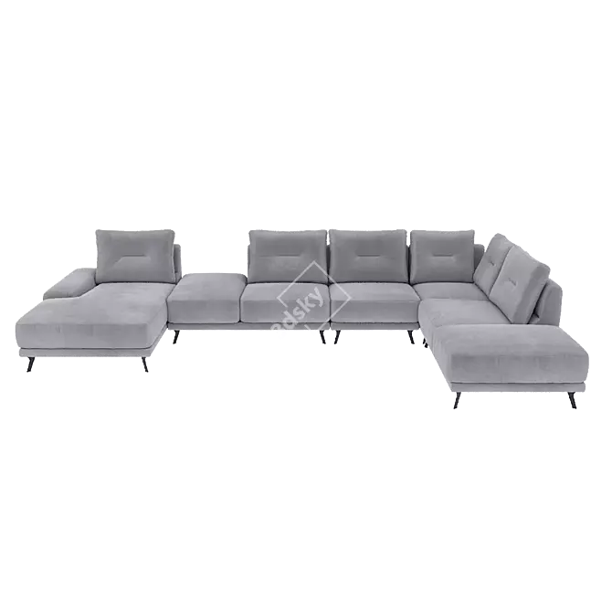 O'PRIME Paul Modular Sofa 3D model image 1