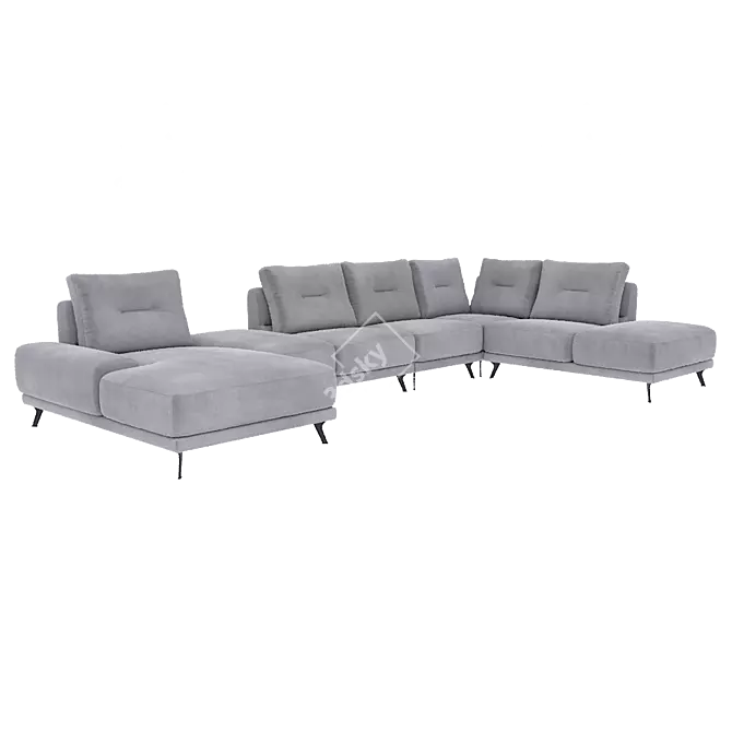 O'PRIME Paul Modular Sofa 3D model image 2