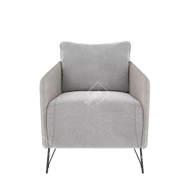 Prime Comfort Armchair 3D model image 1