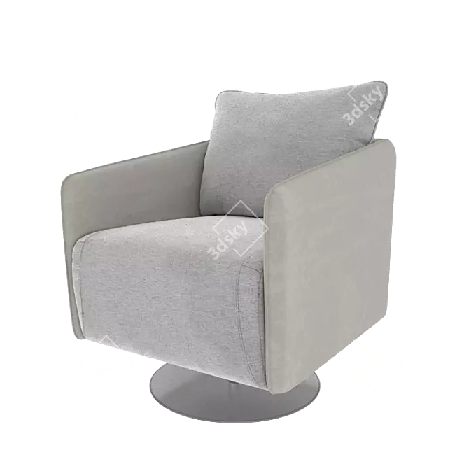 Luxury Lounge Chair: O'PRIME 3D model image 2