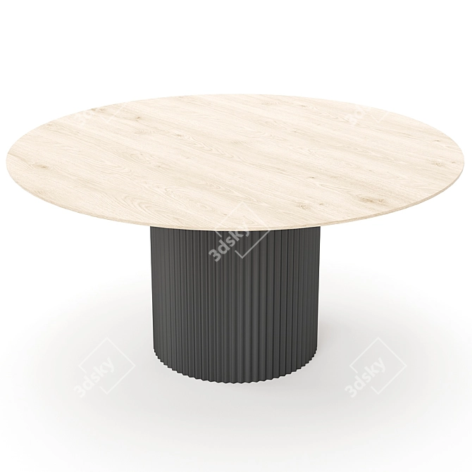 Mimi Dining Table Set 3D model image 4