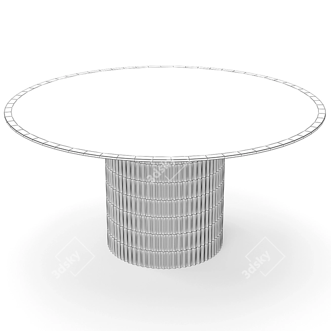 Mimi Dining Table Set 3D model image 6