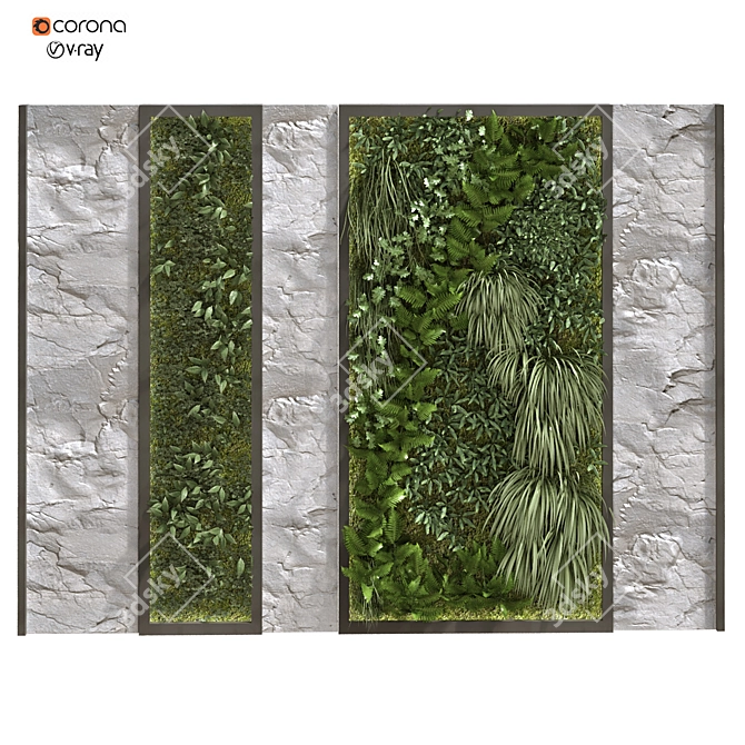 Vertical Greenery: Model 156 3D model image 1