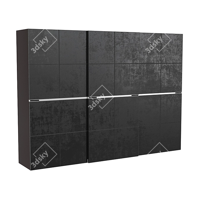 Bangkok Leather Wardrobes 3D model image 1