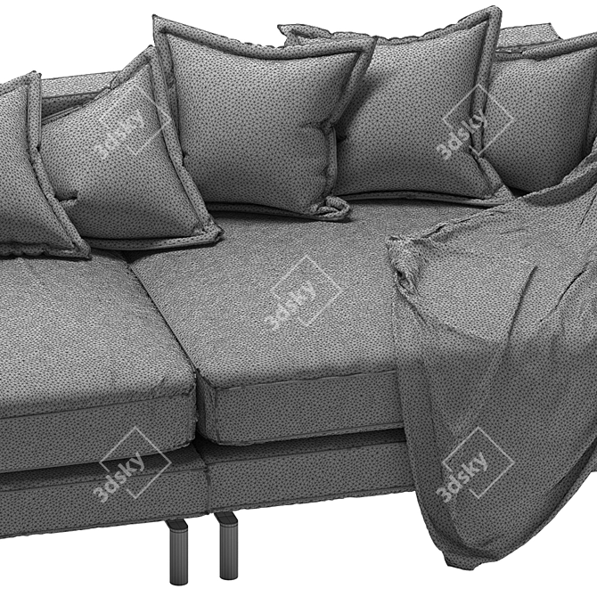 Serene Slumber Sofa 3D model image 1