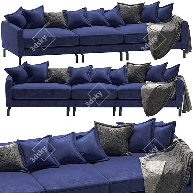 Serene Slumber Sofa 3D model image 5