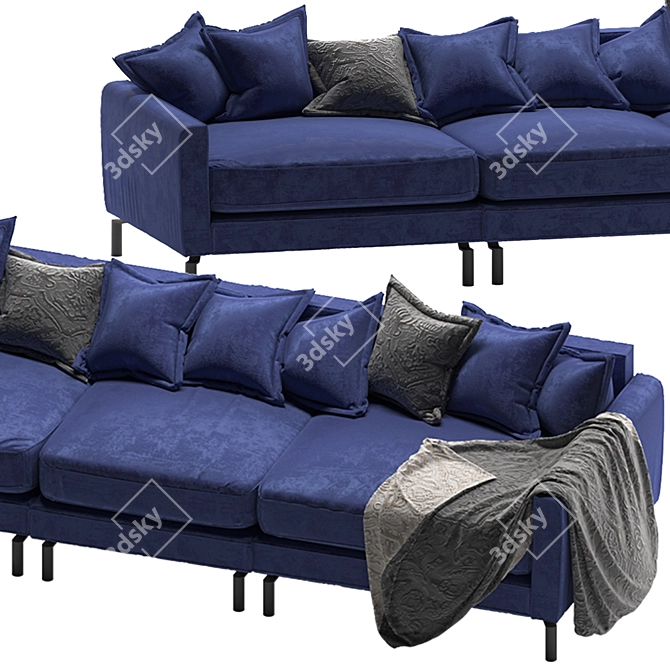 Serene Slumber Sofa 3D model image 6