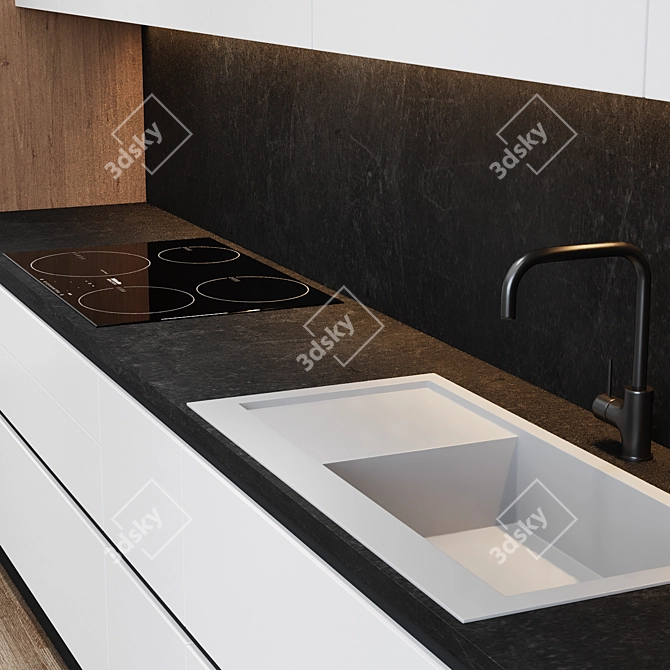 Modern Kitchen with Miele, Gaggenau Appliances

Contemporary Kitchen: Miele, Gaggenau 3D model image 2