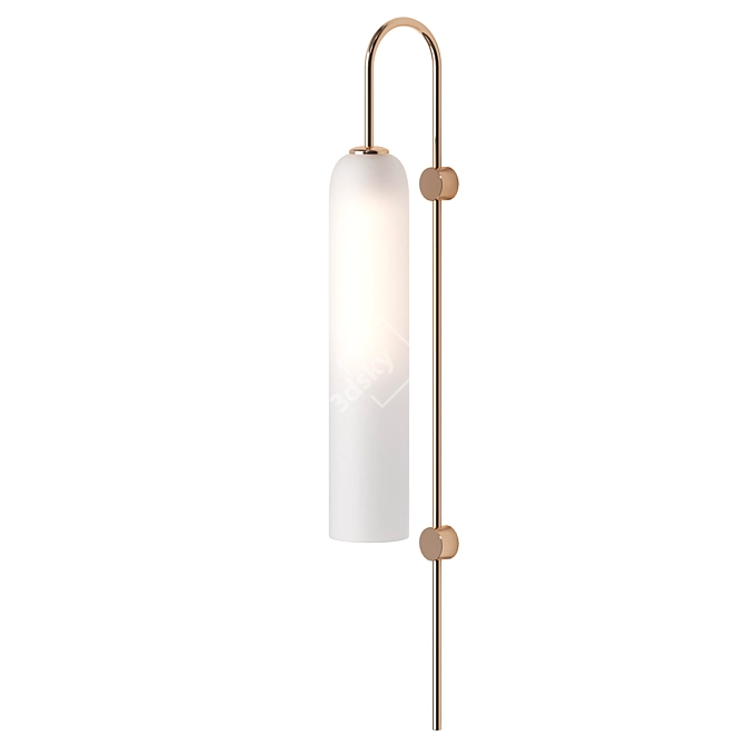 Floating Glow Wall Sconce 3D model image 2