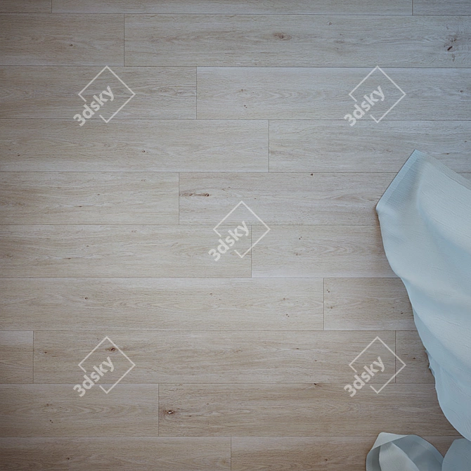 Oak San Diego Flooring - High Quality Wood Textures & Versatile Formats 3D model image 2