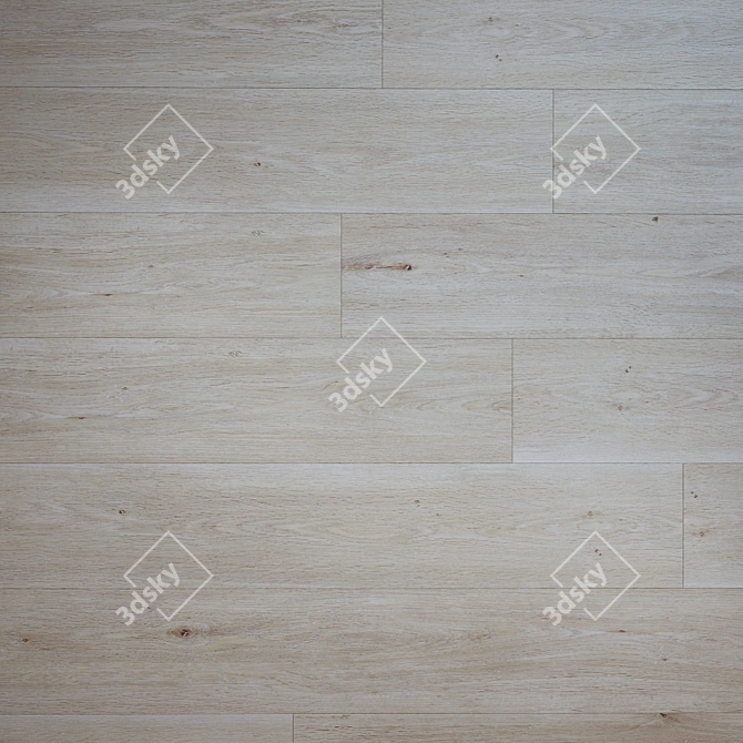 Oak San Diego Flooring - High Quality Wood Textures & Versatile Formats 3D model image 3