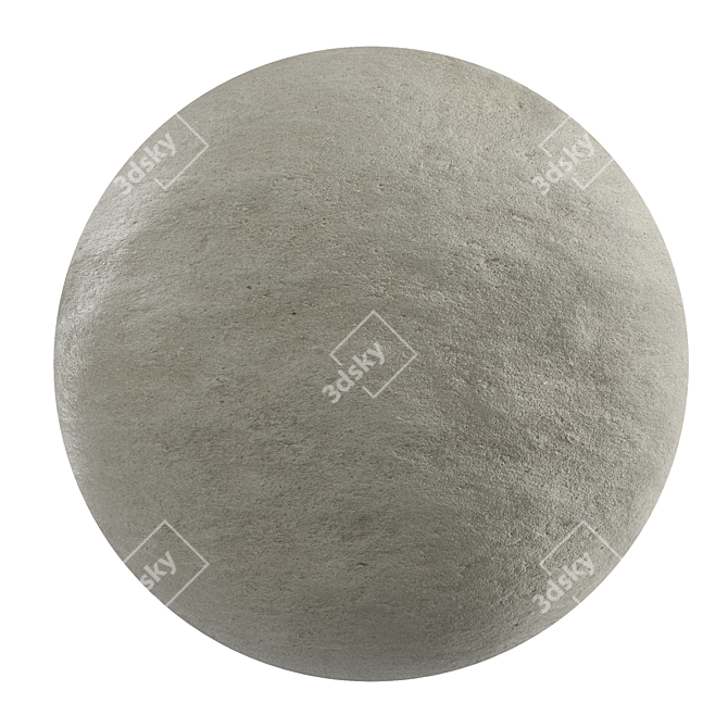 Ultimate Cement Anthracite Soil 3D model image 1