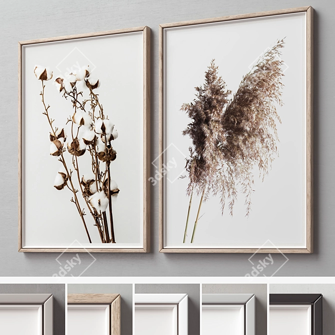 Versatile Picture Frames Set -299 3D model image 2