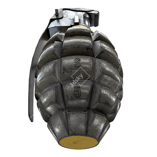 Ultimate MK2 Grenade Model 3D model image 5