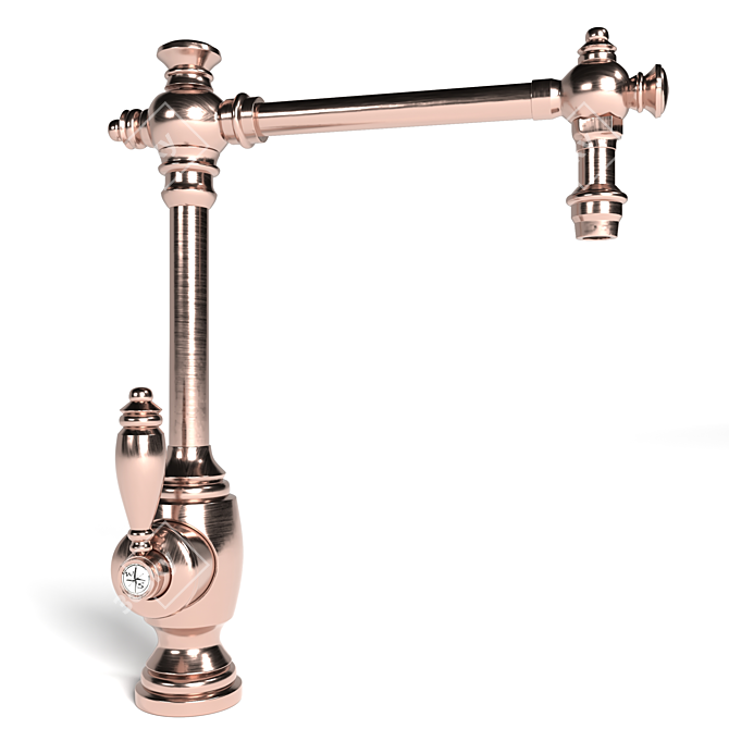 Elegant Waterstone Kitchen Faucet 3D model image 4