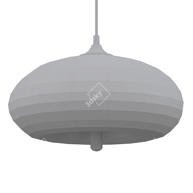 Nordic Glass Pendant Light 3D model image 3