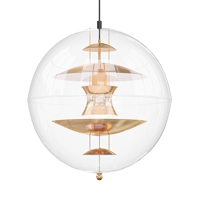 Celestial Sphere Hanging Light 3D model image 1