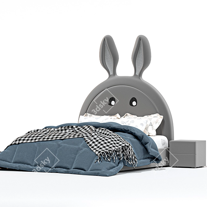 Cozy Rabbit Haven 3D model image 2