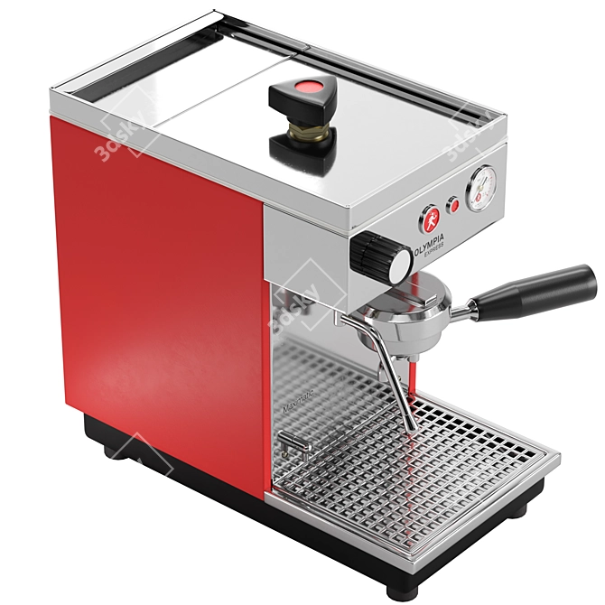 Swiss Precision Espresso Machine 3D model image 5