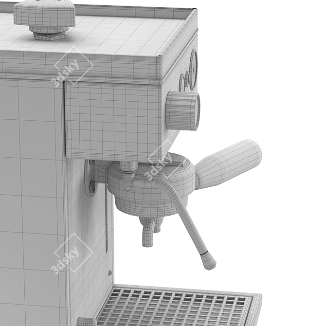 Swiss Precision Espresso Machine 3D model image 7