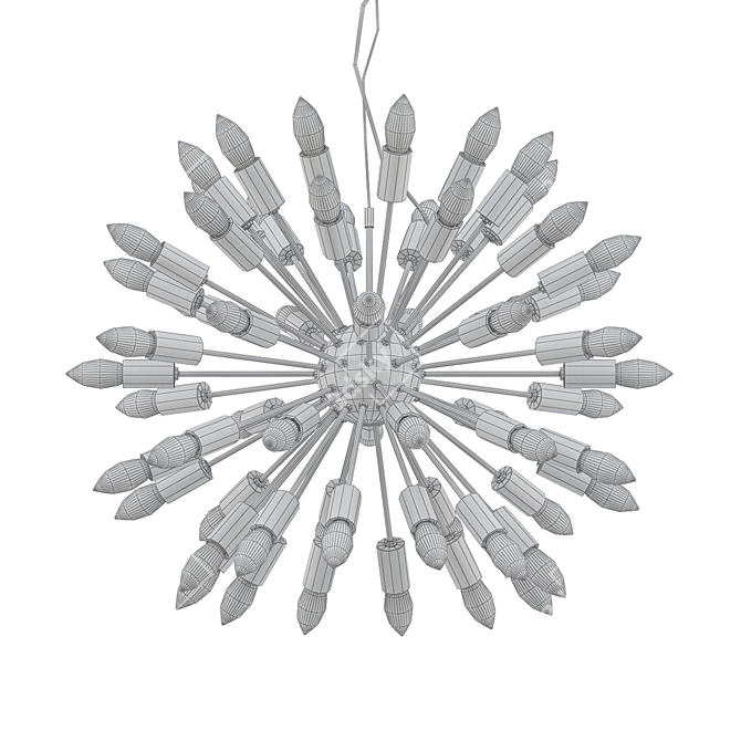 Sputnik Halo Pendant Light 3D model image 2