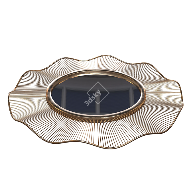 Title: Elegant Olympia Mirror by Arteriors 3D model image 2