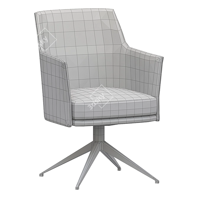 Elegant POLIFORM Stanford Bridge Chair 3D model image 2