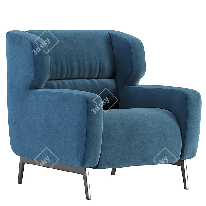 Dienne Salotti Noel Chair: Modern, Stylish Seating 3D model image 1