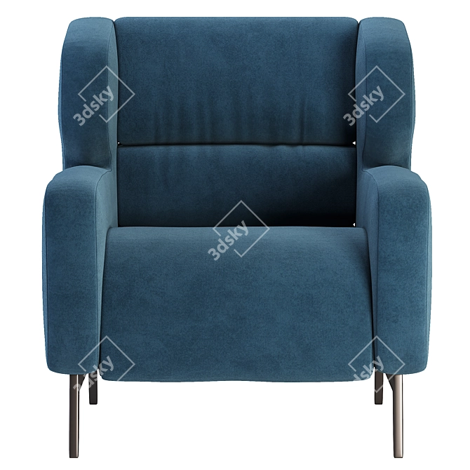 Dienne Salotti Noel Chair: Modern, Stylish Seating 3D model image 2