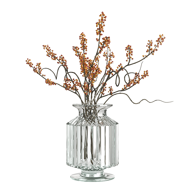 Rustic Elegance in a Vase 3D model image 1