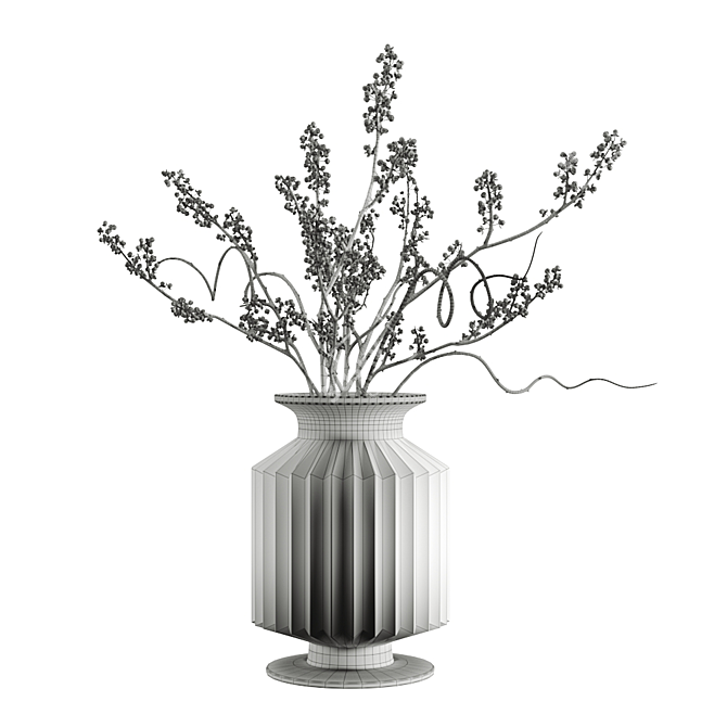 Rustic Elegance in a Vase 3D model image 6