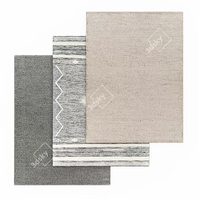 Elegant Azalia Rug - 2015 Edition 3D model image 3