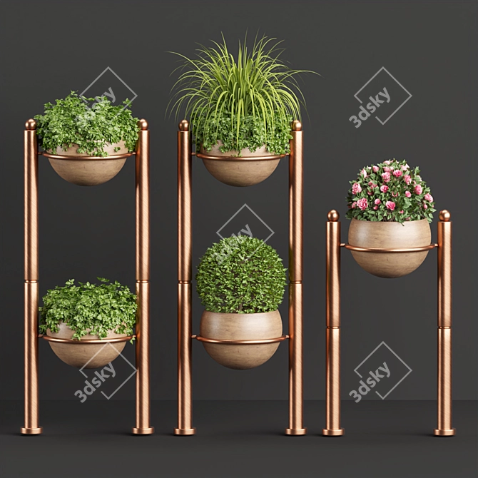 PBR Indoor Plants Collection - Vol. 35 3D model image 8