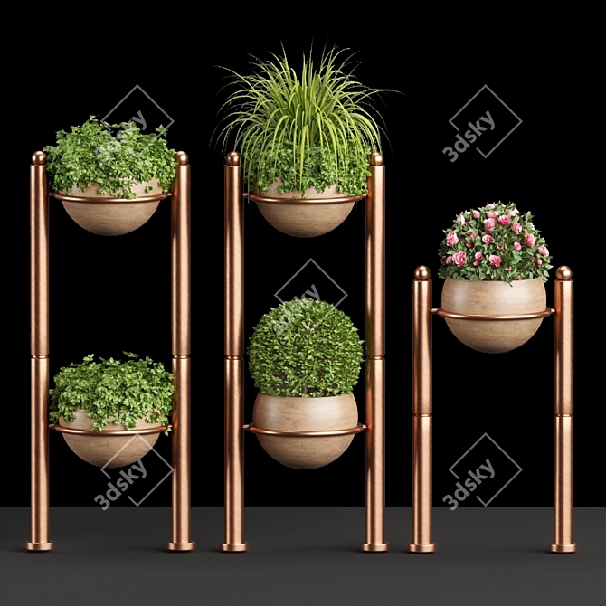 PBR Indoor Plants Collection - Vol. 35 3D model image 12